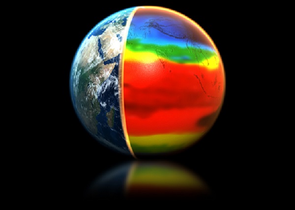 World globe shown with thermal heat to show global warming 713贵宾会检测线路(中国)股份有限公司